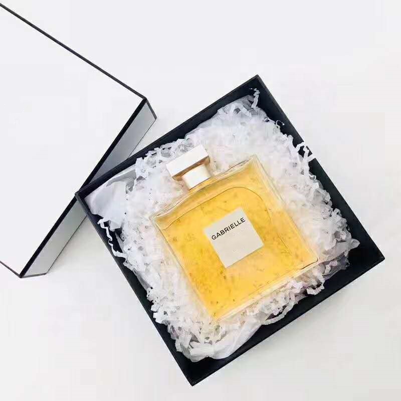 flat square 100ml glass perfume bottle